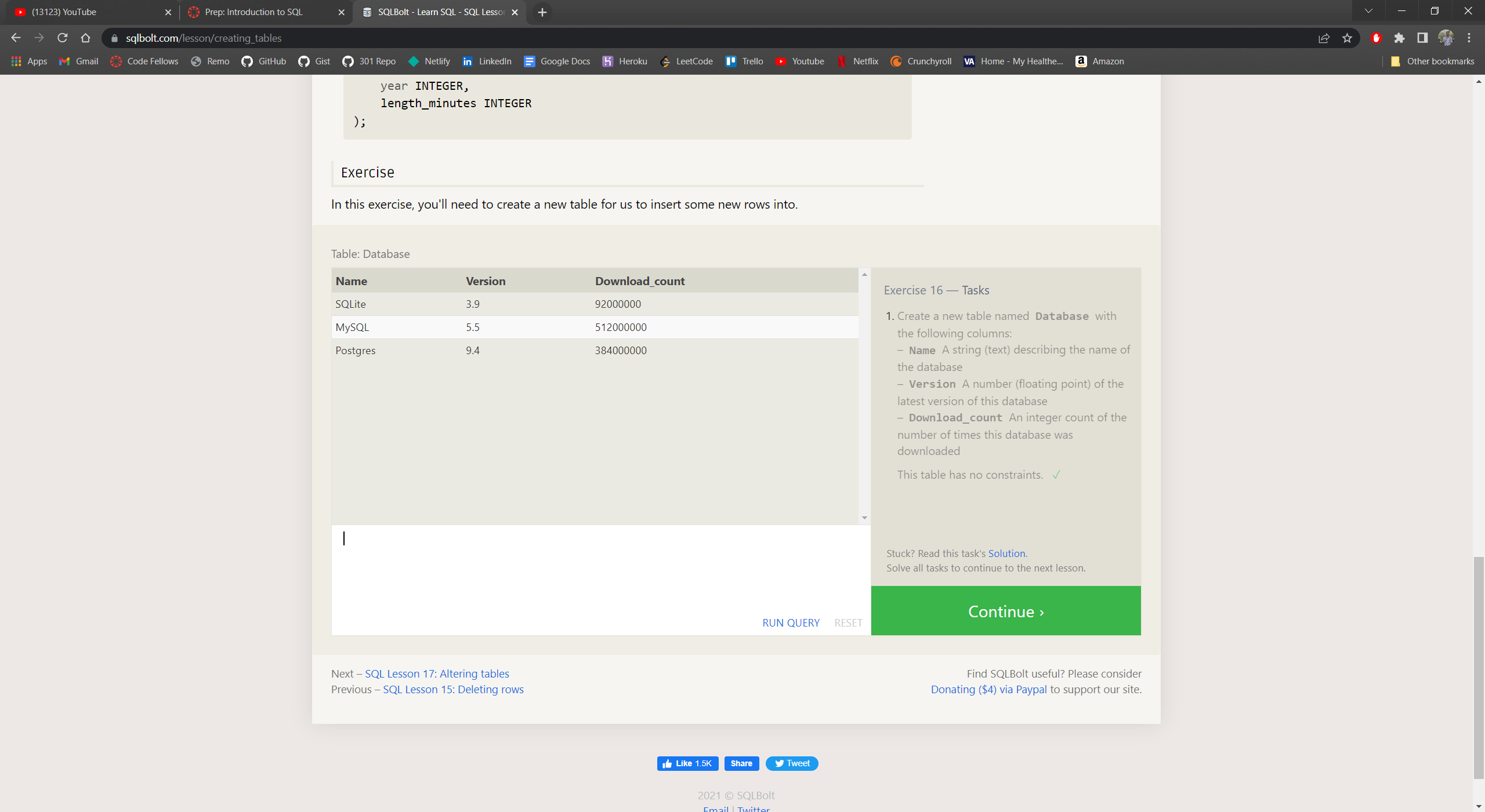 CreateTable